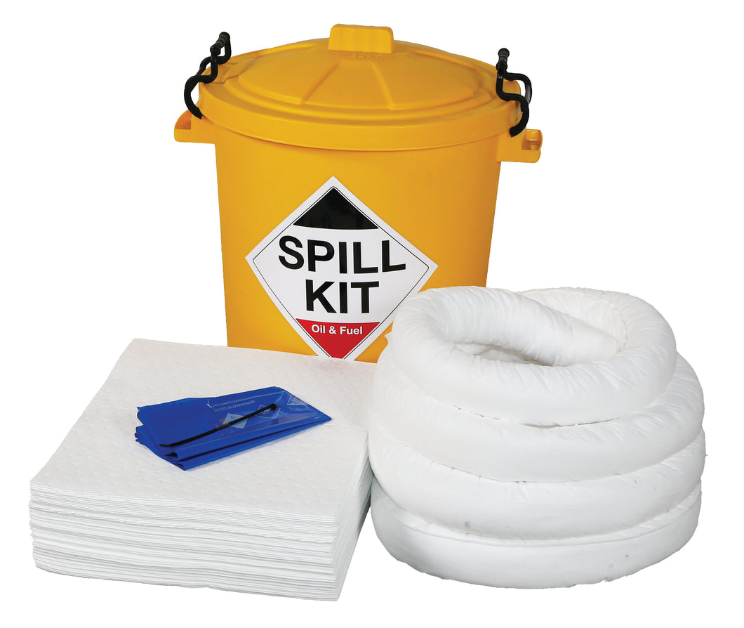 60L Oil & Fuel Spill Kit - Drum