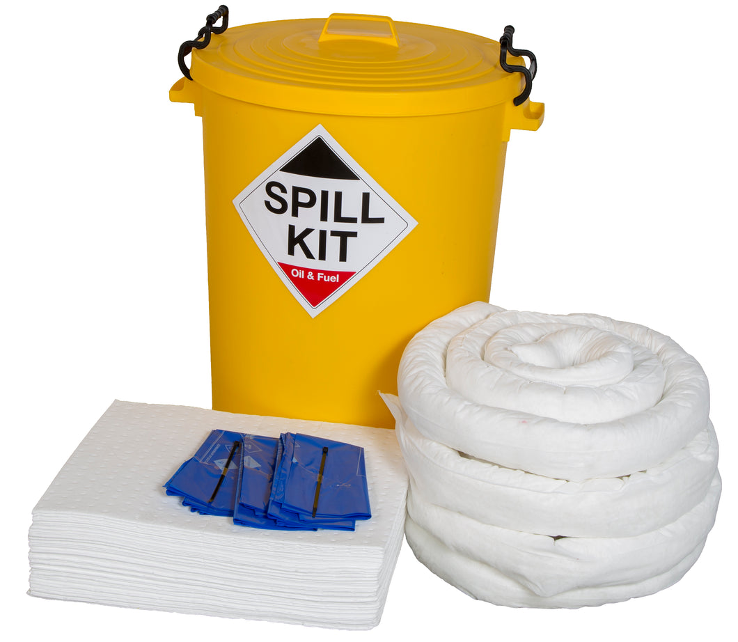 90L Oil & Fuel Spill Kit - Drum