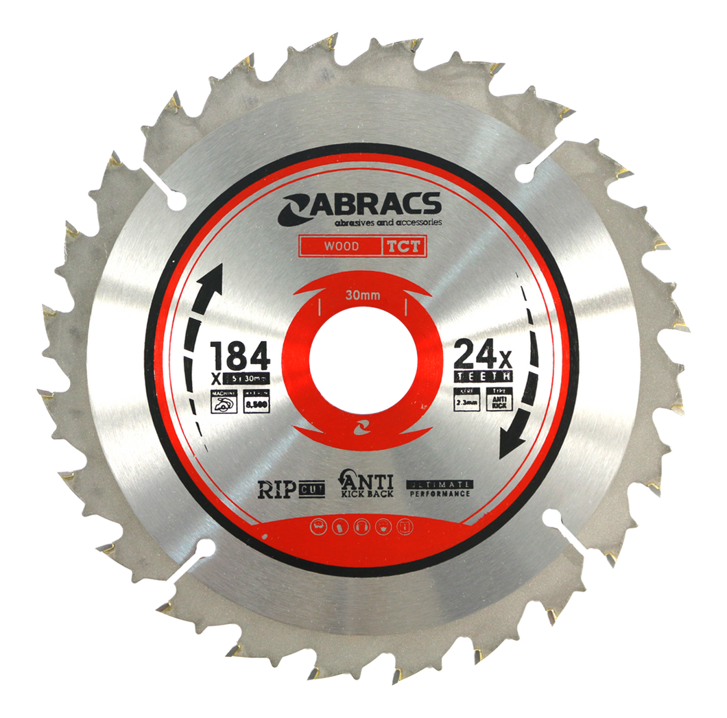 Abracs 185 x 1.5 x 30mm TCT Blade