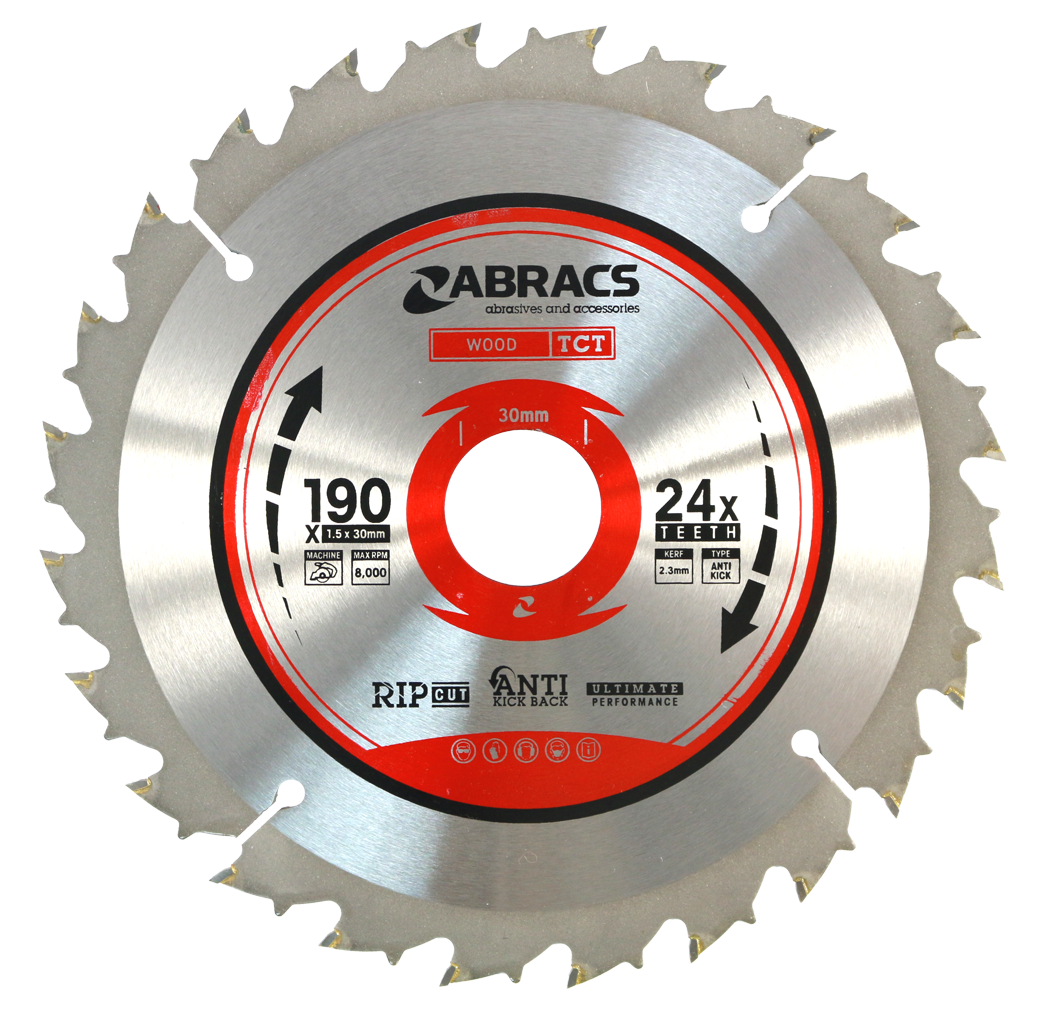 Abracs 190 x 1.5 x 30mm TCT Blade