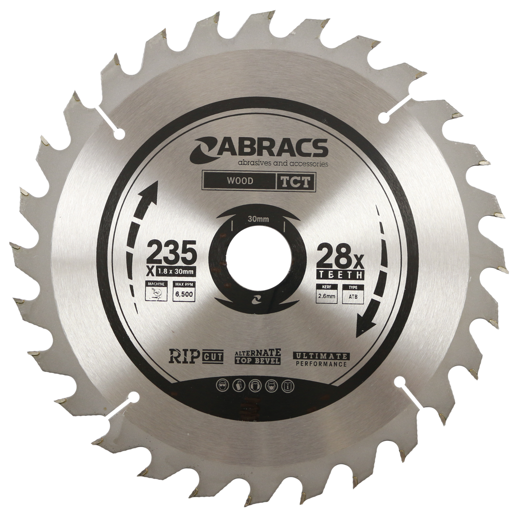 Abracs 235 x 1.8 x 30mm TCT Blade